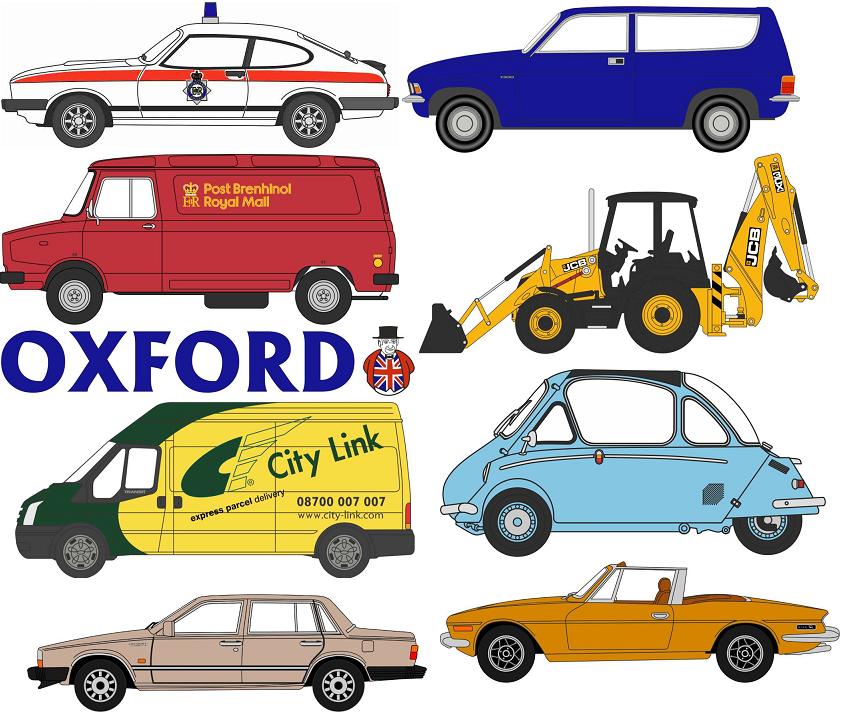 Oxford Diecast - New Announcements - June - September 2016