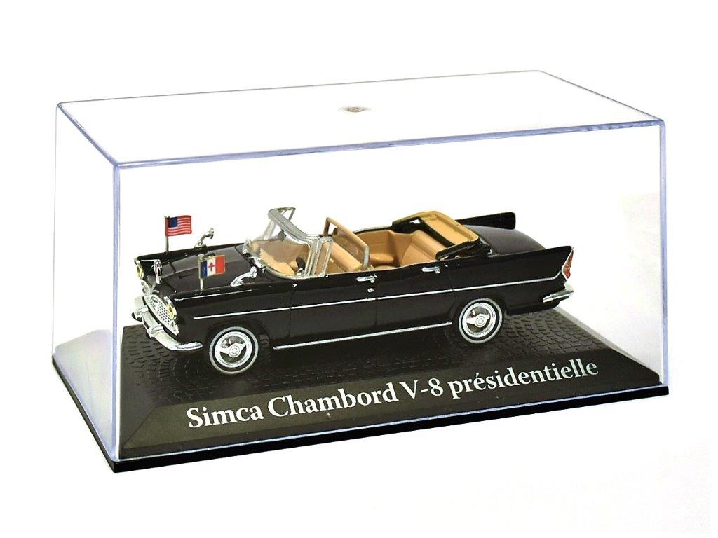 1961 scale 1:43 Simca chambord V-8 ab-p-président kennedy-charles de gaulle 