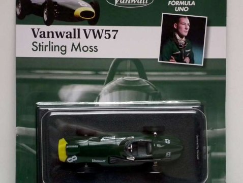 1957 VANWALL VW57 Stirling Moss - Formula 1 - 1/43 scale partwork model