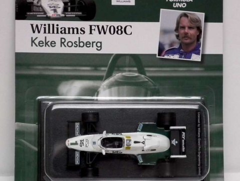 1983 WILLIAMS FW08C Keke Rosberg - Formula 1 - 1/43 scale partwork model