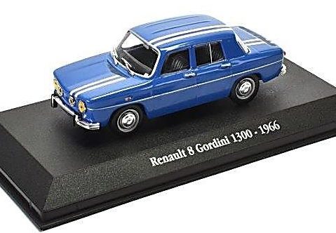 1966 RENAULT 8 GORDINI 1300 in Blue 1/43 scale model - Atlas Editions