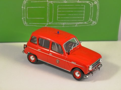 1970 RENAULT 4L BSPP 1/43 scale model by Eligor