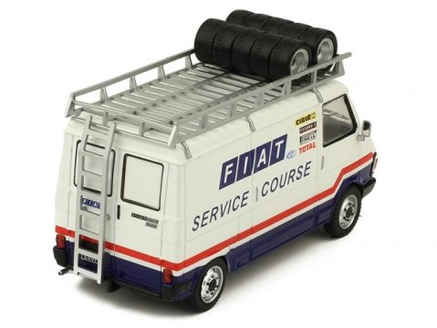 FIAT 242 Van - Fiat France Rally Service Course 1/43 scale model by IXO