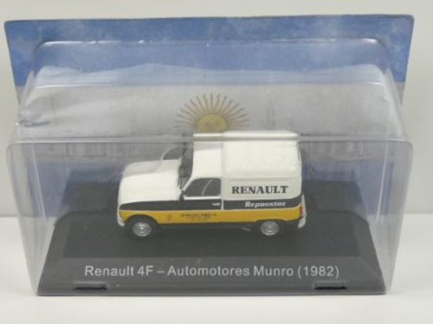 1982 RENAULT 4 F4 Automotores Munro 1/43 scale partwork model