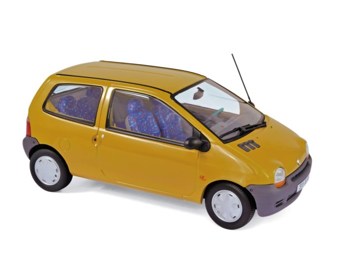 1993 RENAULT TWINGO Mk1 in Indian Yellow 1/18 scale model by Norev