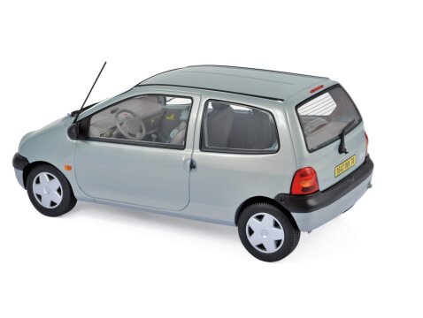 1998 RENAULT TWINGO in Boreal Silver 1/18 scale diecast model by Norev