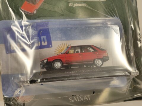 1986 RENAULT 11 TURBO in Red - 1/43 scale partwork model