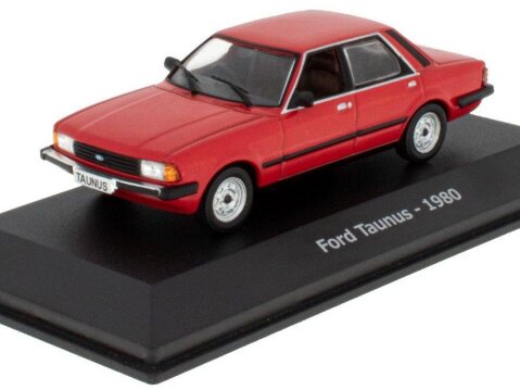 1980 FORD TAUNUS / CORTINA in Red - 1/43 scale partwork model