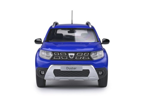 2018 DACIA DUSTER Mk2 in Cosmos Blue 1/18 scale model by SOLIDO