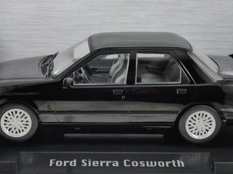 1988 FORD SIERRA SAPPHIRE COSWORTH in Black 1/18 scale diecast model by MCG