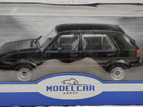 1984 VOLKSWAGEN GOLF MkII GTi in Black 1/18 scale diecast model by MCG