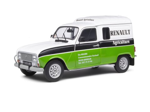 1988 RENAULT 4 F4 Van - Renault Agriculture - 1/18 scale model by Solido