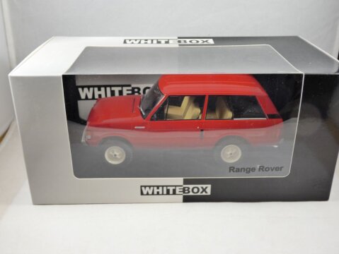 LAND ROVER RANGE ROVER in Red 1/24 scale model by Whitebox