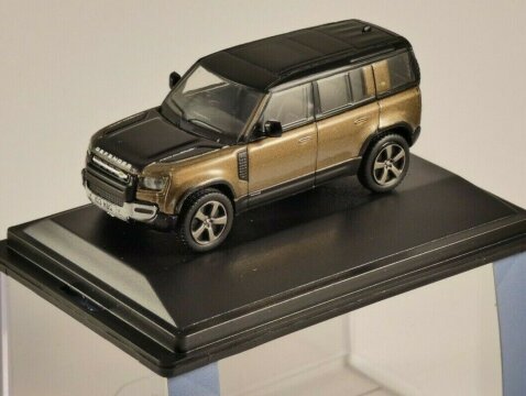 LAND ROVER NEW DEFENDER 110X in Sand 1/76 scale diecast model by Oxford Diecast