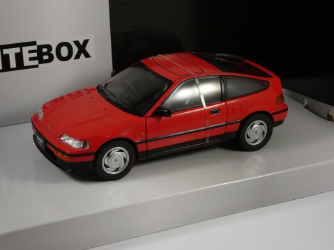 HONDA CR-X in Red 1/24 scale model by Whitebox