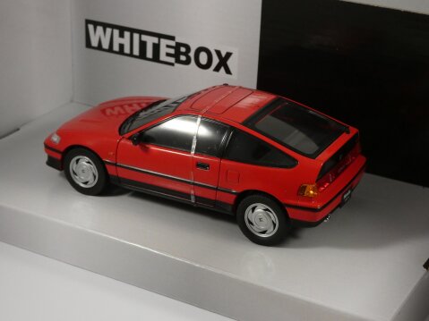 HONDA CR-X in Red 1/24 scale model by Whitebox