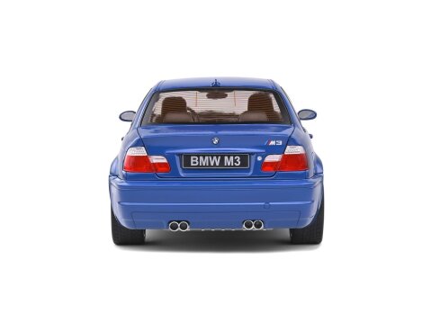 2000 BMW M3 E46 in Laguna Blue 1/18 scale model by Solido