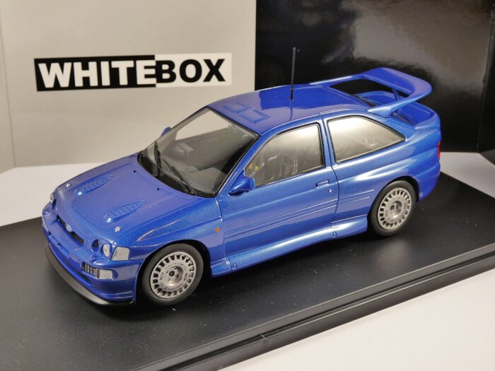 1993 FORD ESCORT RS COSWORTH in Blue 1/24 scale model by Whitebox